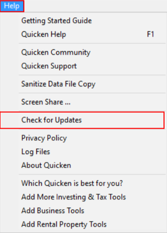 Deactivate Button Grayed Out in Quicken