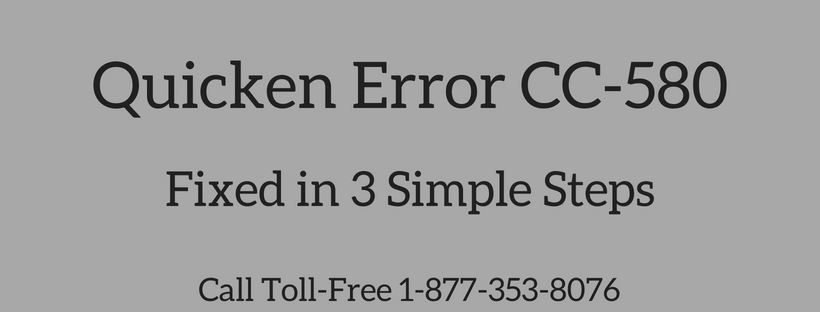 Read more about the article Quicken Error CC-580 (When Updating Accounts)
