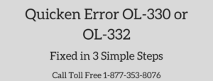 Read more about the article Quicken Error OL-330 or OL-332 (When Using Online Services)