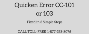 Read more about the article Quicken Error 101 or 103 (Quicken For Mac)