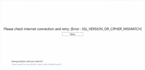 Read more about the article Quicken Error SSL Version or Cipher Mismatch