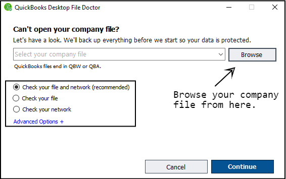 QuickBooks Desktop File Doctor
